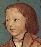 Ambrosius Holbein Portrat eines Knaben mit blondem Haar Spain oil painting artist